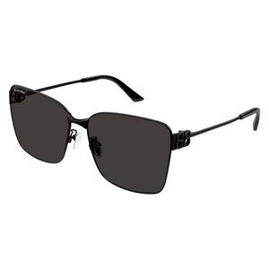 New BALENCIAGA Everyday Black Square BB0338SK 001 Sunglasses Women